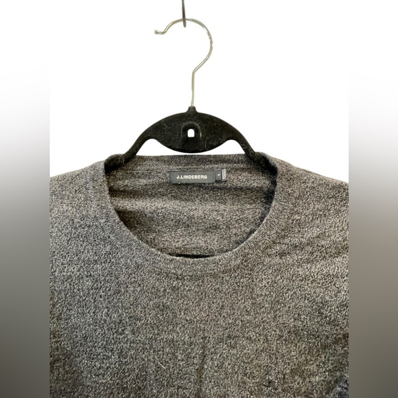 J. Lindeberg merino wool dark grey sweater size small - Picture 2 of 6